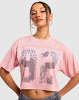 Oversized Mesh Jersey T-Shirt