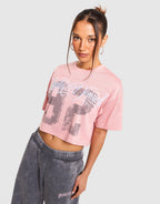Oversized Mesh Jersey T-Shirt