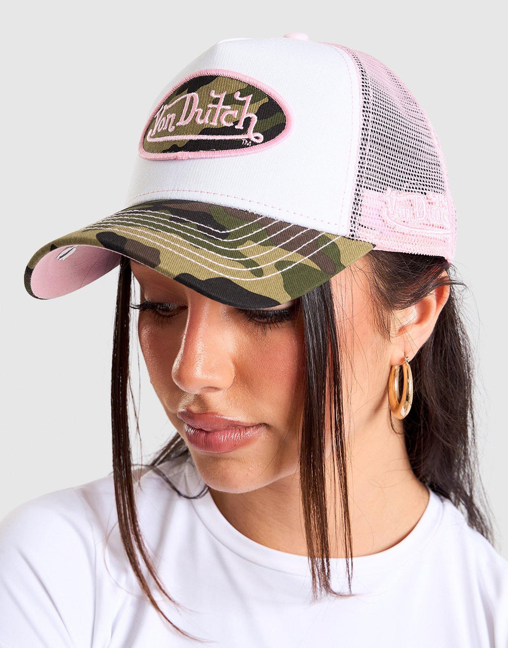 Camo Patch Trucker Cap