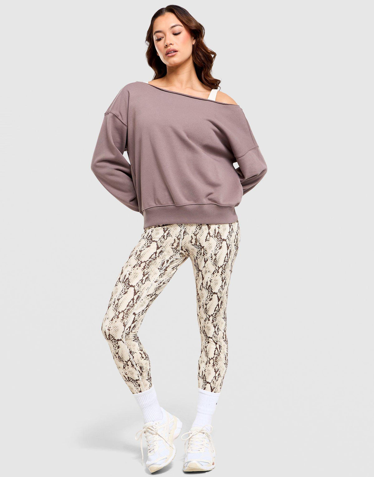 Year Round Off Shoulder Sweatshirt