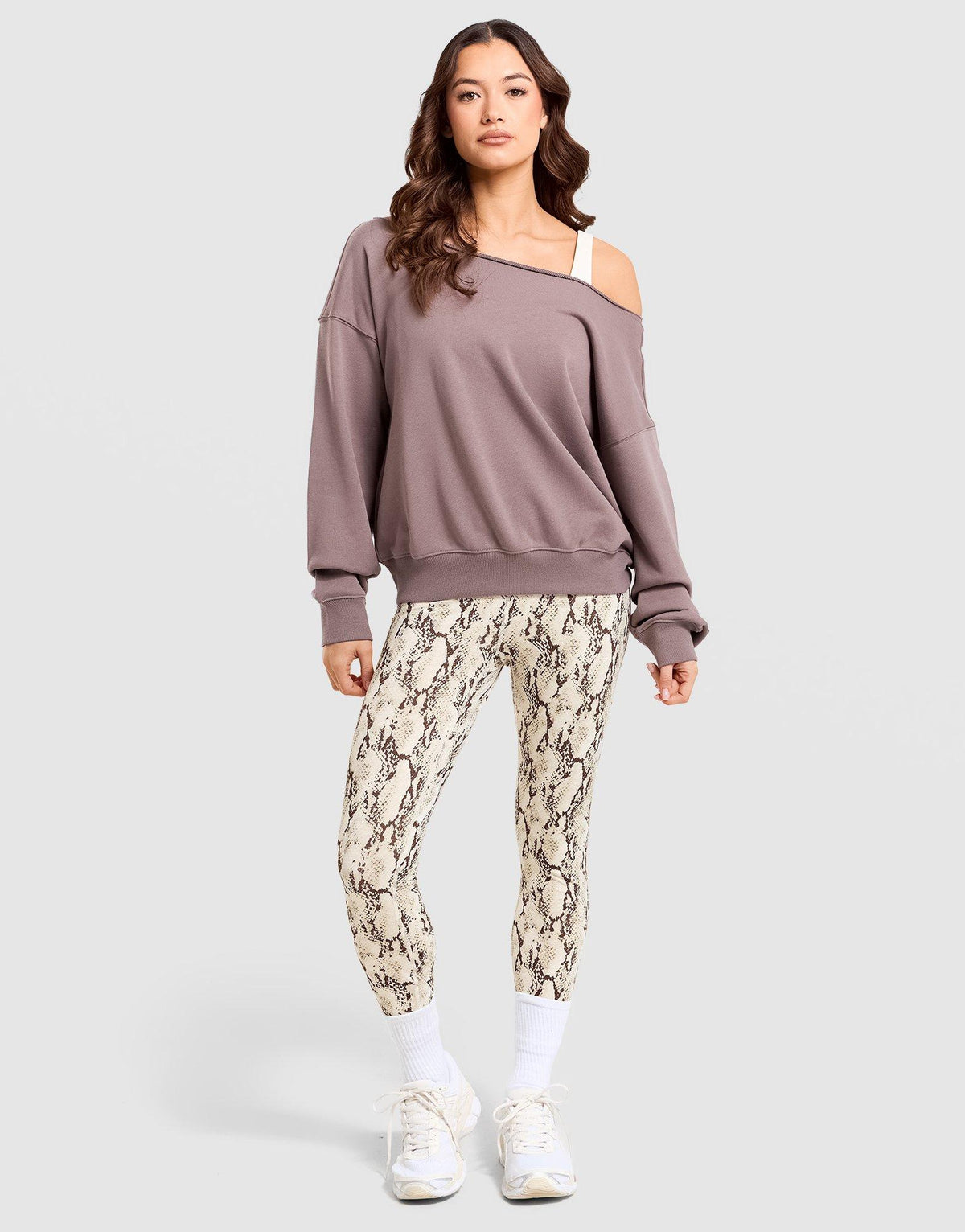 Year Round Off Shoulder Sweatshirt