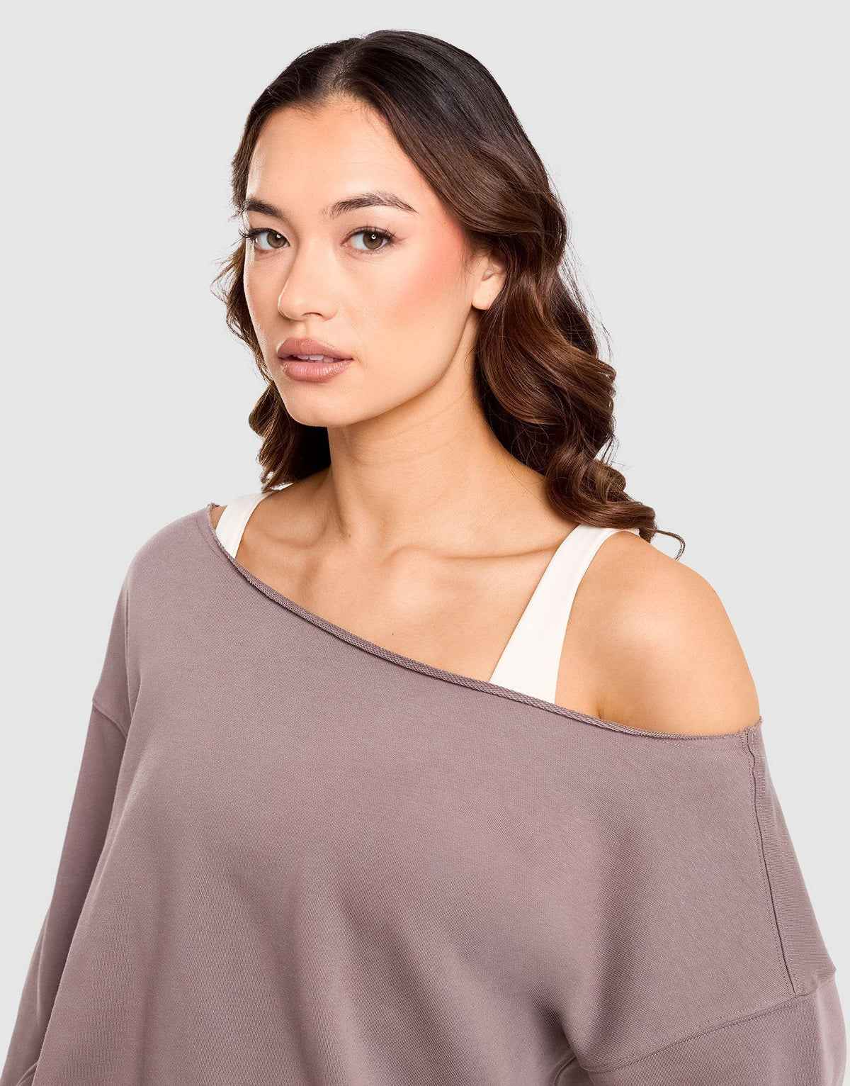 Year Round Off Shoulder Sweatshirt