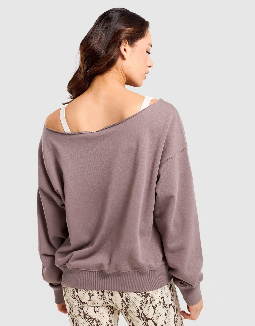 Year Round Off Shoulder Sweatshirt