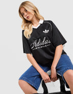 Script Football Collar T-Shirt