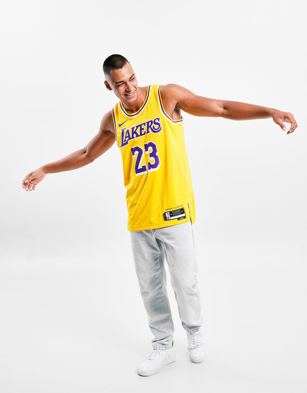 NBA LA Lakers James #23 Icon Jersey