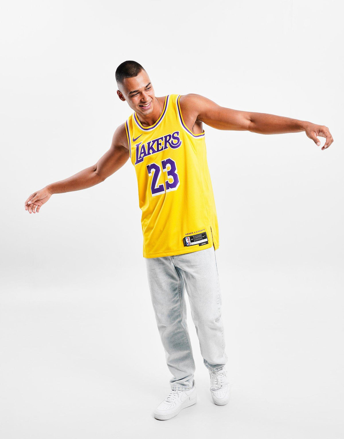 NBA LA Lakers James #23 Icon Jersey