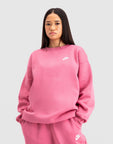 Girls' Club Oversized Crew Sweatshirt Junior