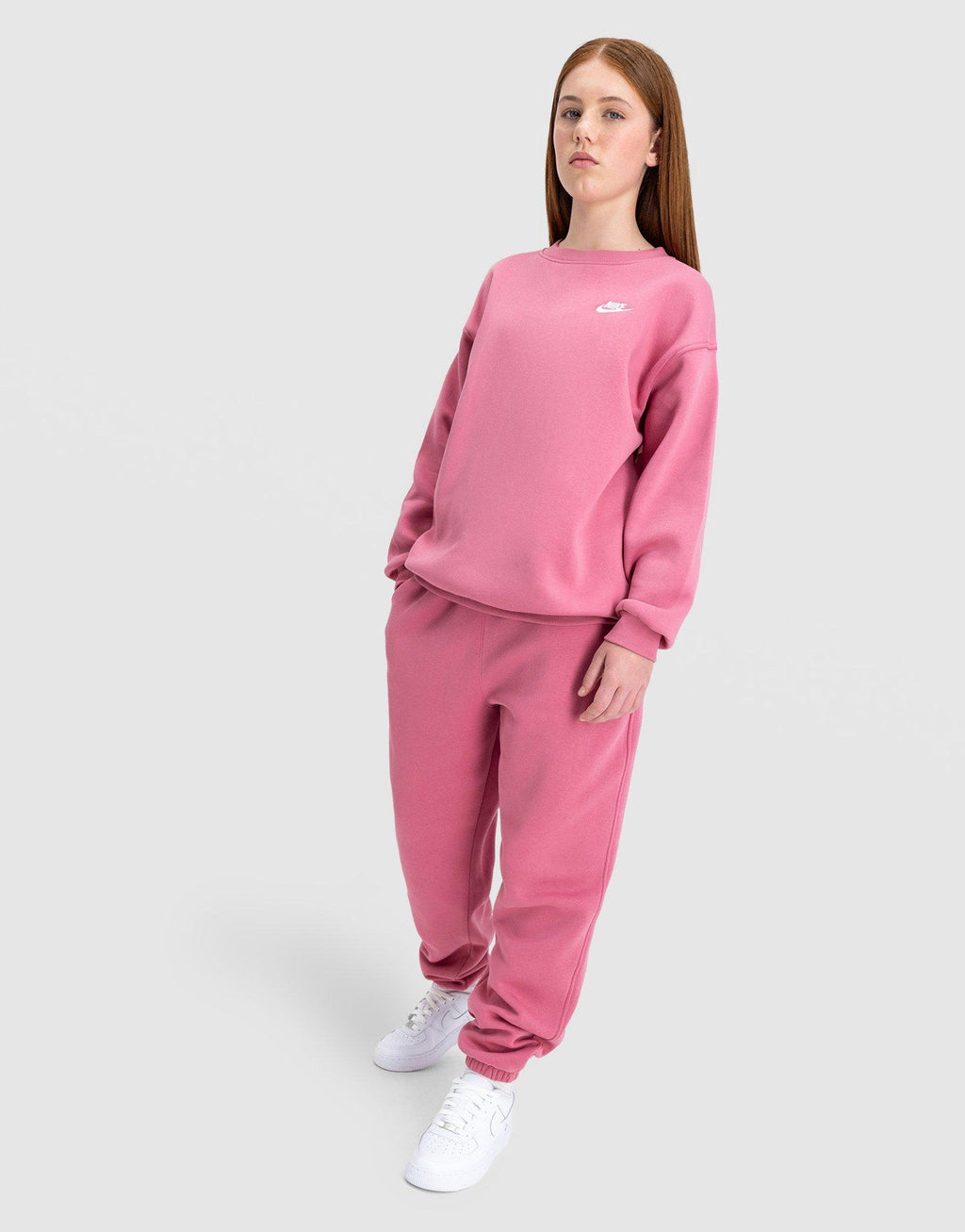 Girls' Club Oversized Crew Sweatshirt Junior