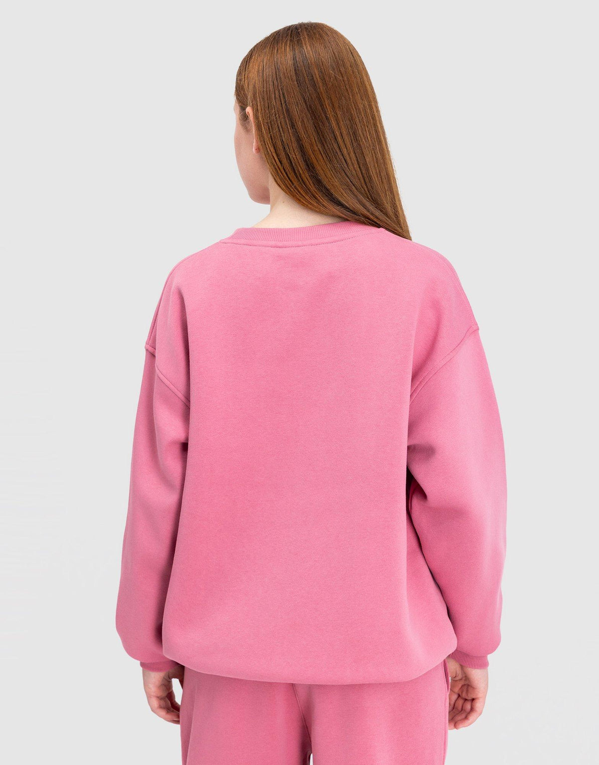 Girls' Club Oversized Crew Sweatshirt Junior