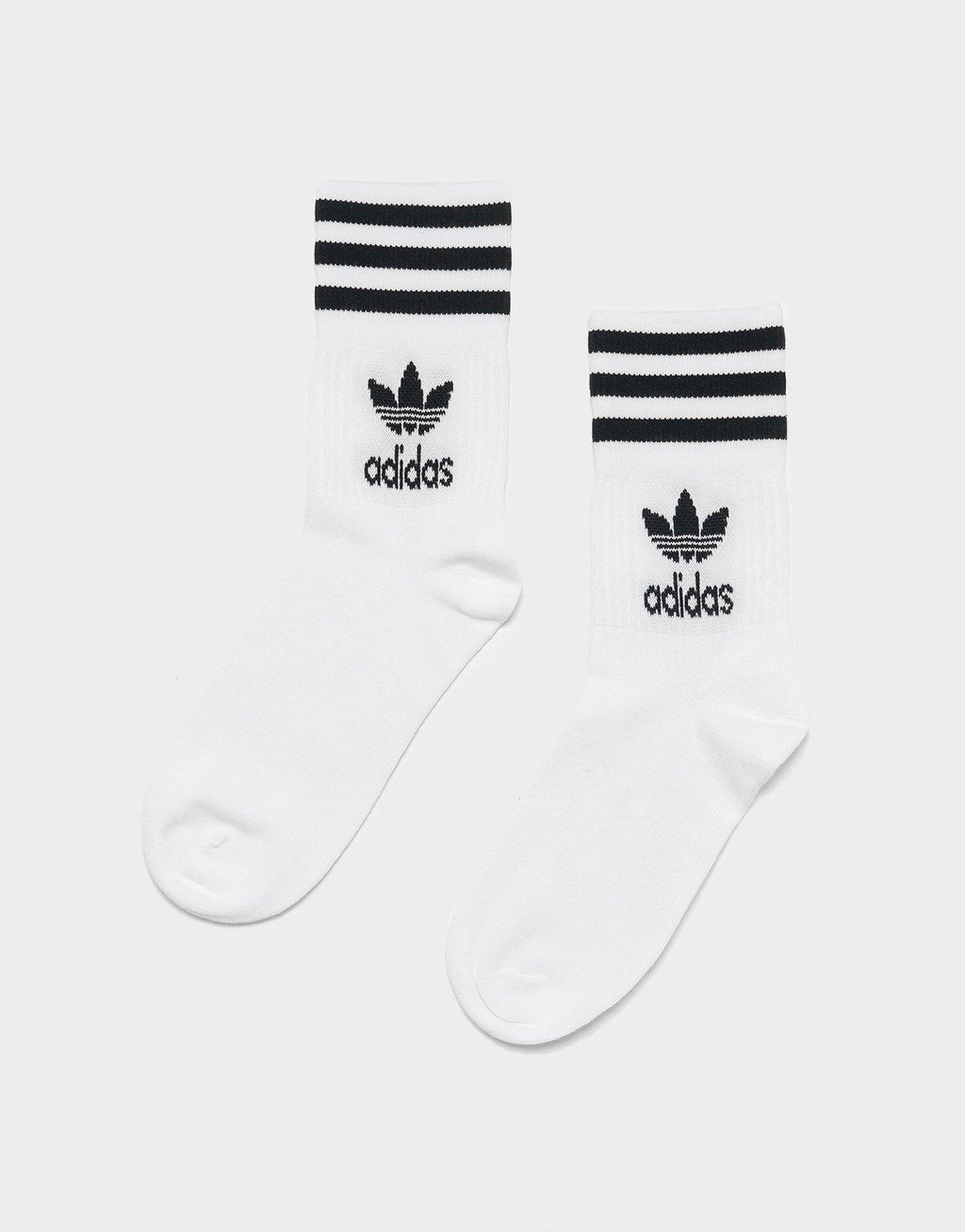 3 Pack Solid Mid Crew Socks