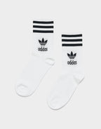 3 Pack Solid Mid Crew Socks