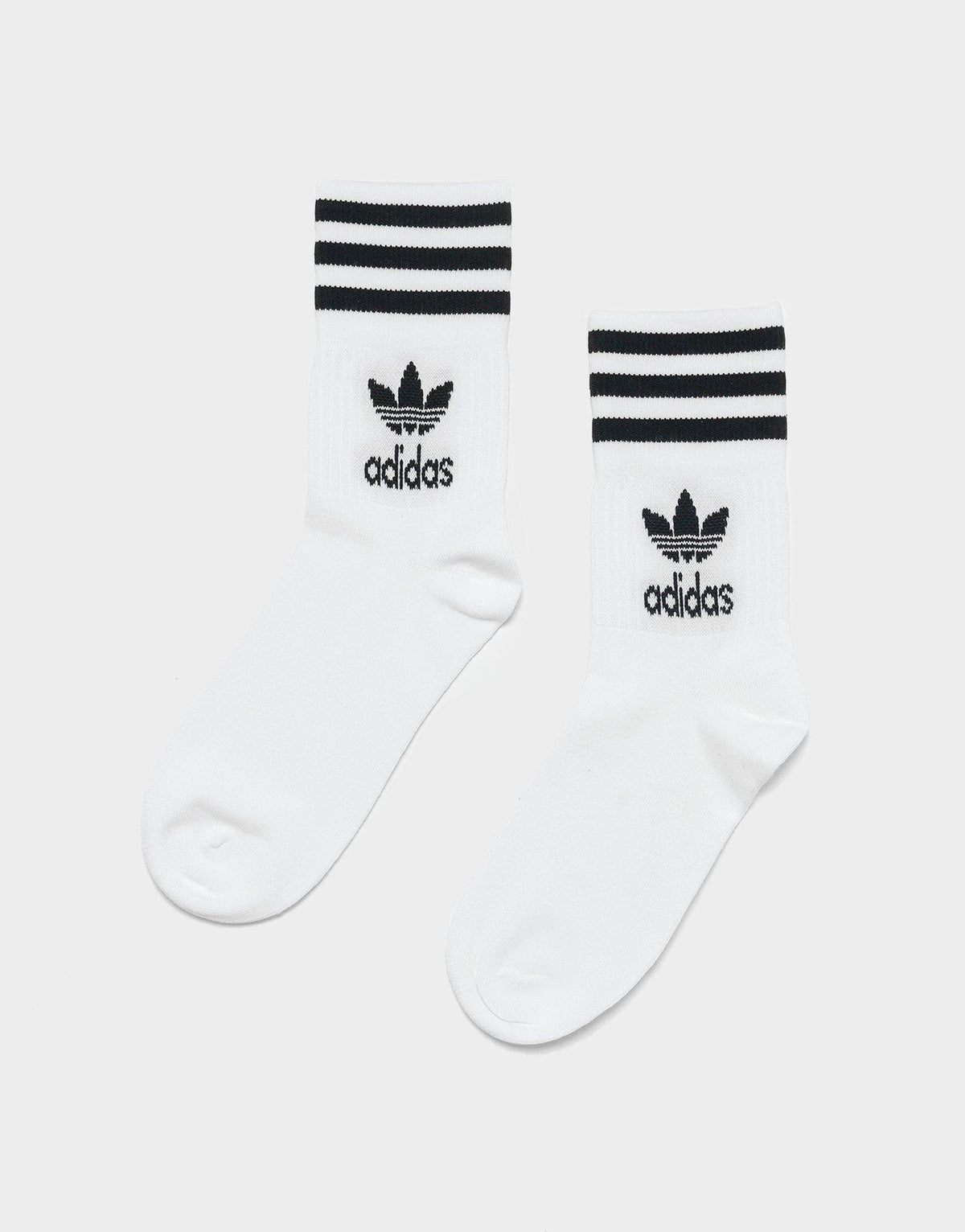3 Pack Solid Mid Crew Socks