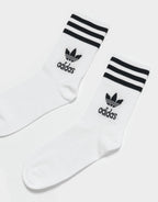 3 Pack Solid Mid Crew Socks