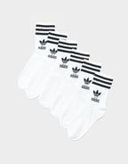 3 Pack Solid Mid Crew Socks