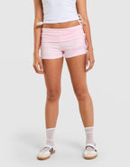 Solace Roched Jersey Shorts