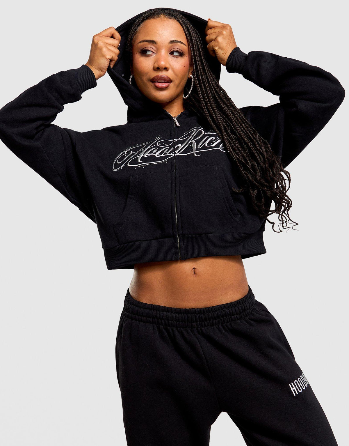 Solace Boxy Full-Zip Hoodie