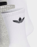 6-Pack Trefoil Cushion Crew Socks
