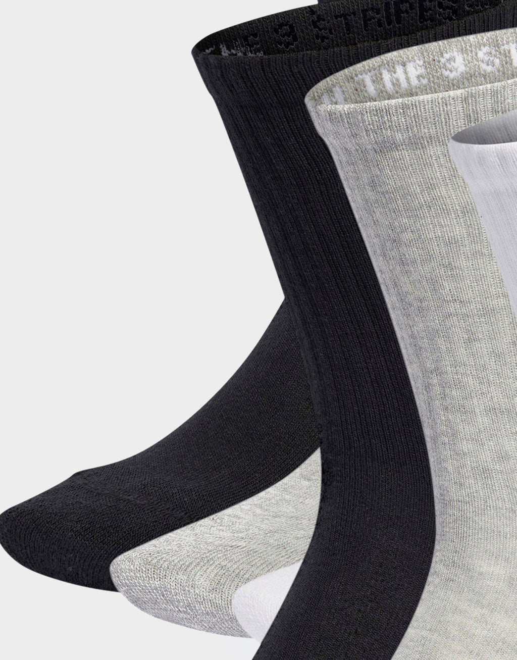 6-Pack Trefoil Cushion Crew Socks