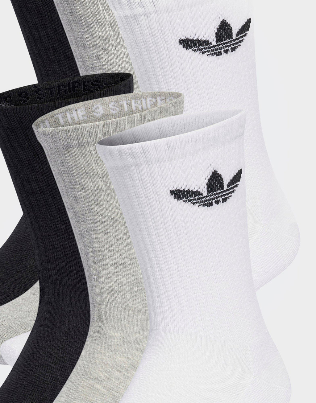 6-Pack Trefoil Cushion Crew Socks