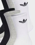 6-Pack Trefoil Cushion Crew Socks