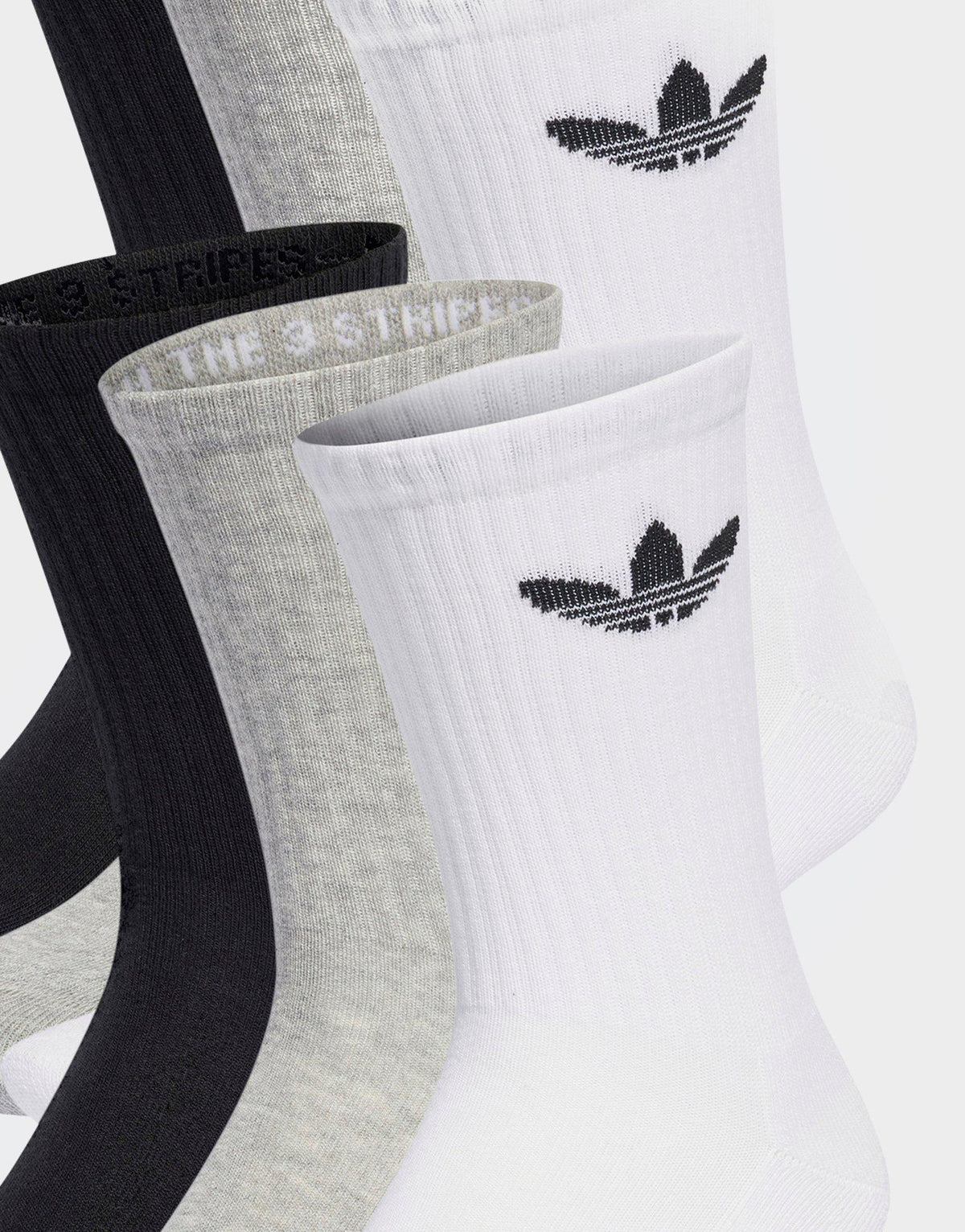 6-Pack Trefoil Cushion Crew Socks