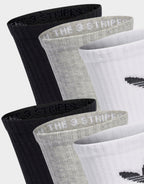 6-Pack Trefoil Cushion Crew Socks