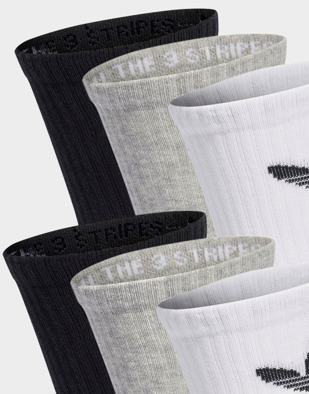 6-Pack Trefoil Cushion Crew Socks