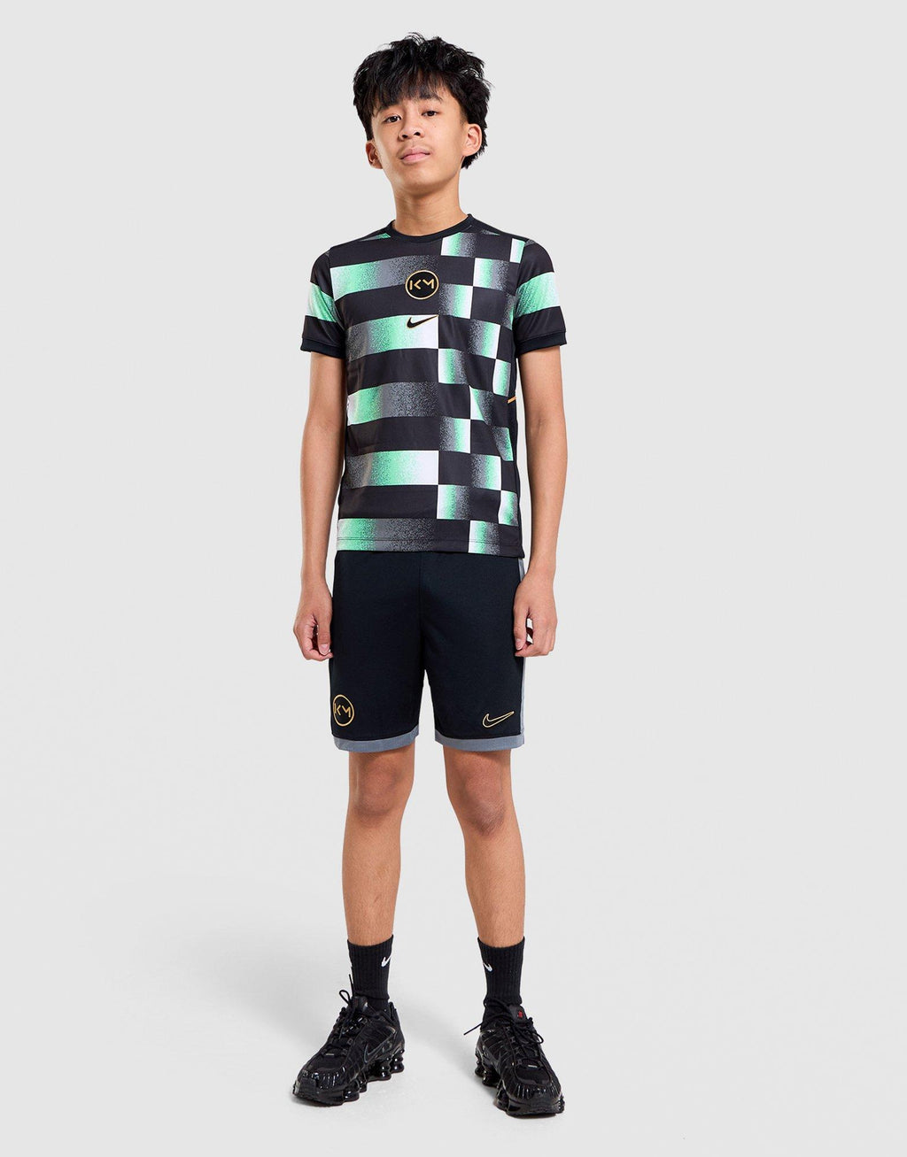 Mbappé Academy Dri-FIT Football T-Shirt/Shorts Sets Junior's