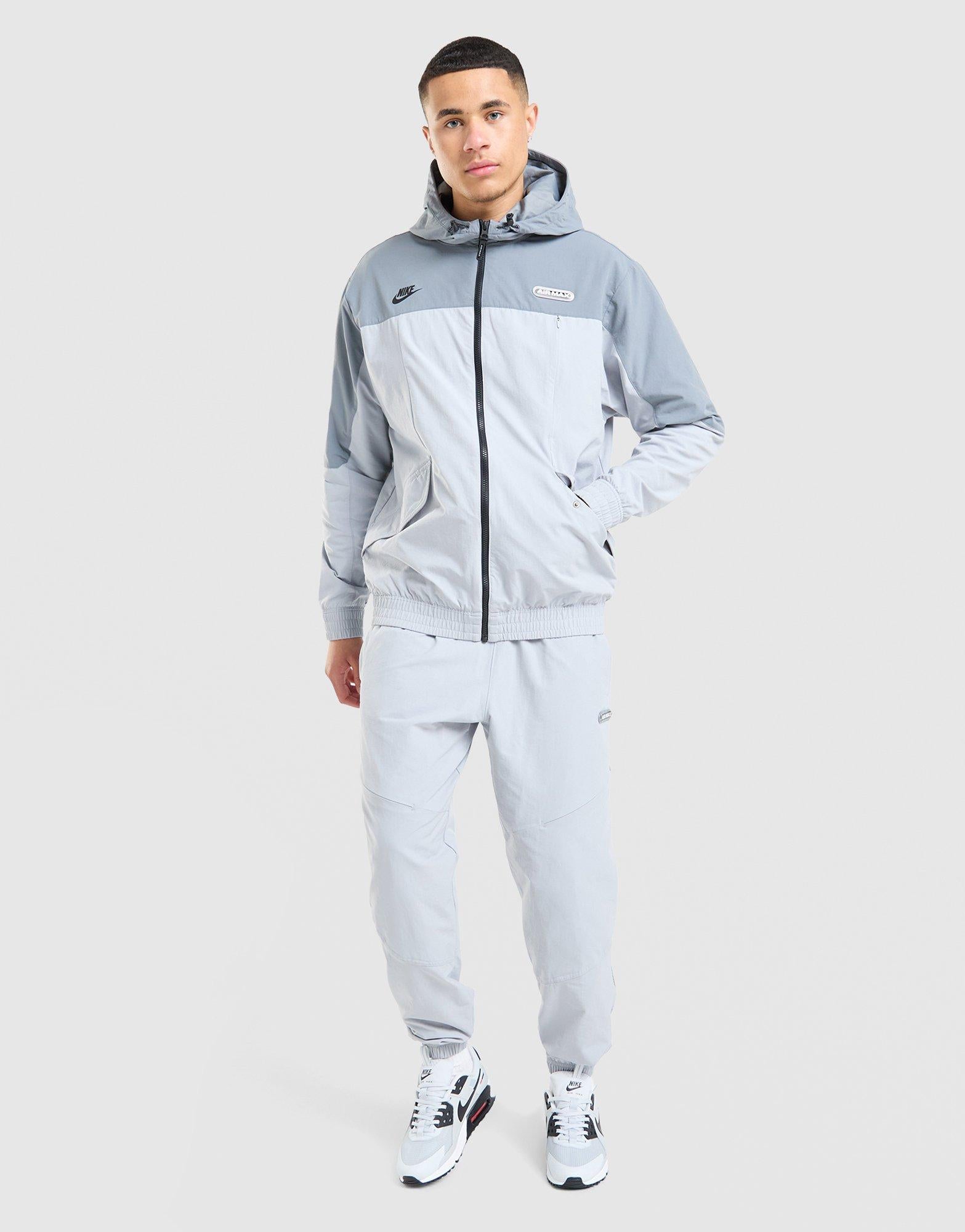 Grey Nike Air Max Woven Jacket - JD Sports Australia