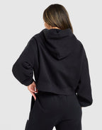 Studio 90 Oversized Crop Full Zip Hoodie