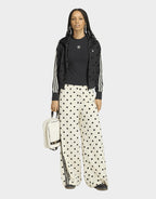 Satin Polka Dots Wide Leg Pants
