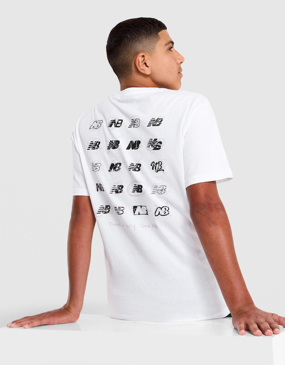 Multi Logo Back Print T-Shirt Junior