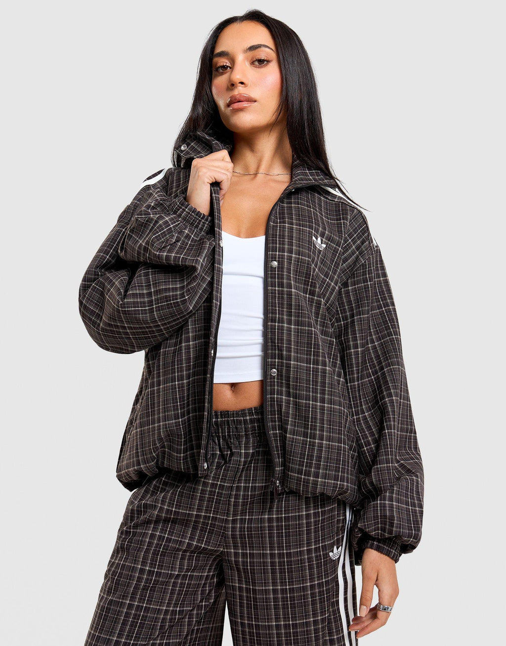 Check Tailored Track Top