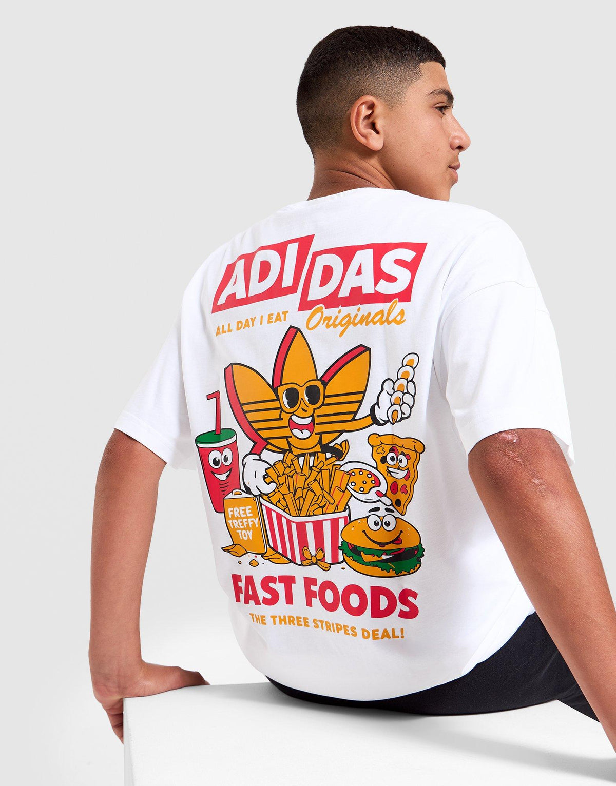 Fast Food Graphic T-Shirt Junior's