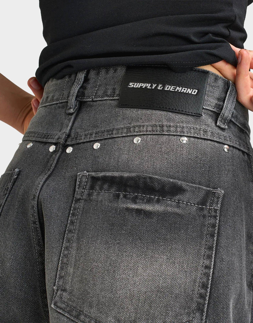 Studded Denim Jeans