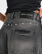 Studded Denim Jeans