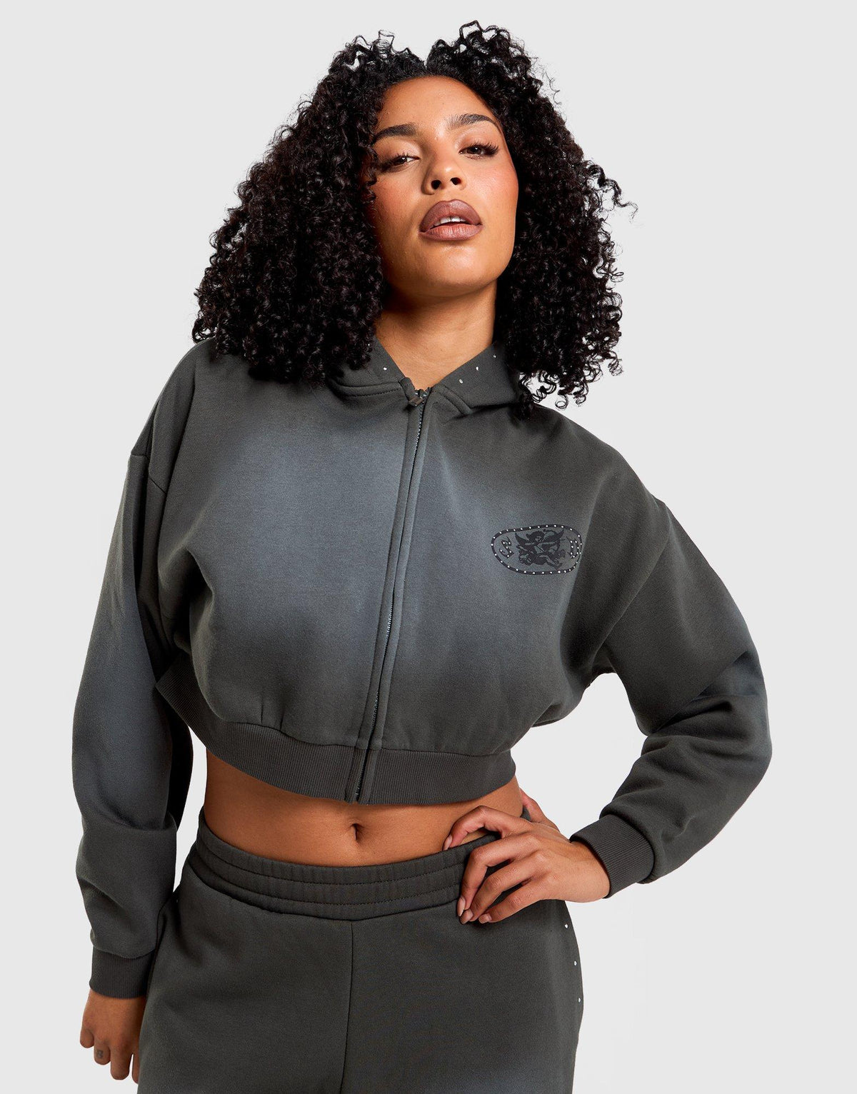Boxy Full-Zip Hoodie