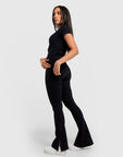 Ribbed Flares Pants